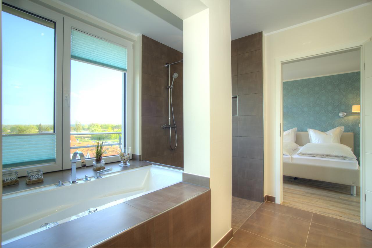 Ferienwohnung Penthouse Müritzblick Rechlin Exterior foto
