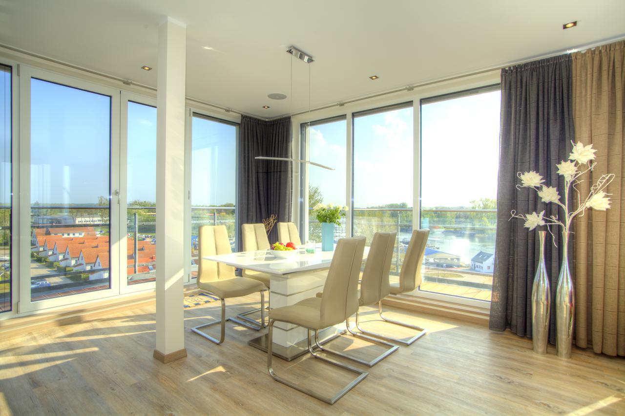Ferienwohnung Penthouse Müritzblick Rechlin Exterior foto