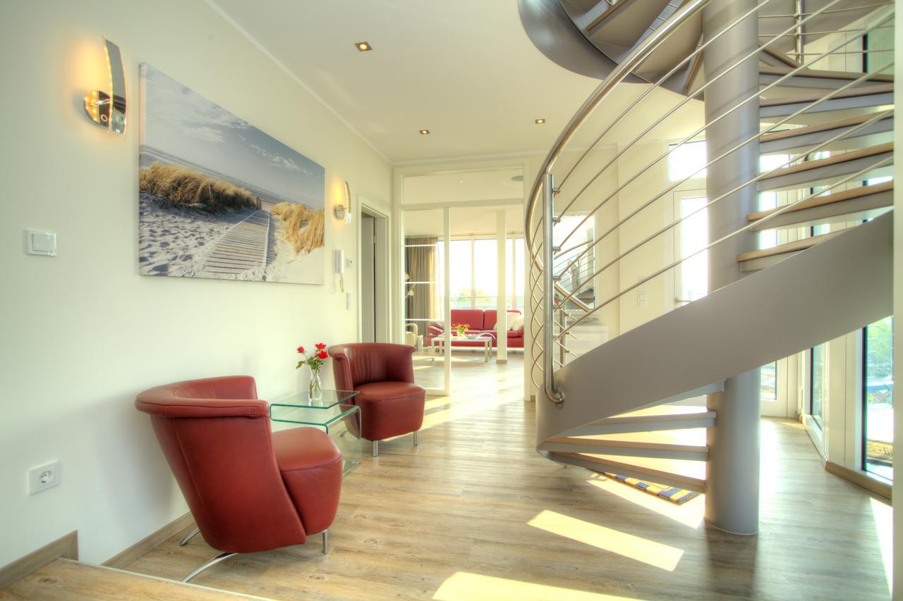 Ferienwohnung Penthouse Müritzblick Rechlin Exterior foto