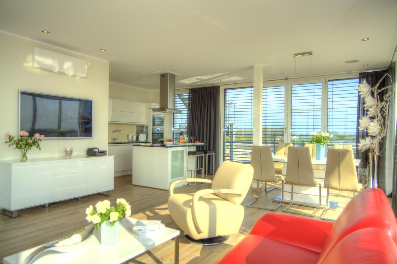 Ferienwohnung Penthouse Müritzblick Rechlin Exterior foto